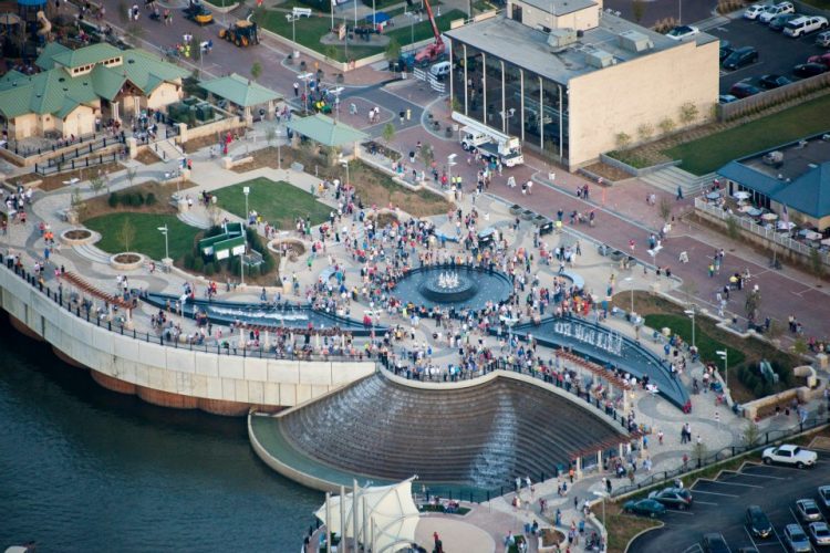 Owensboro Waterfront overhead 4