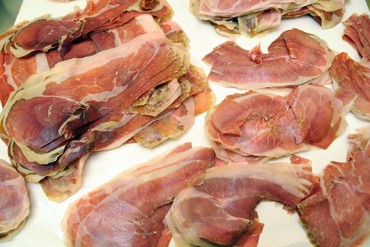 6 ham sliced